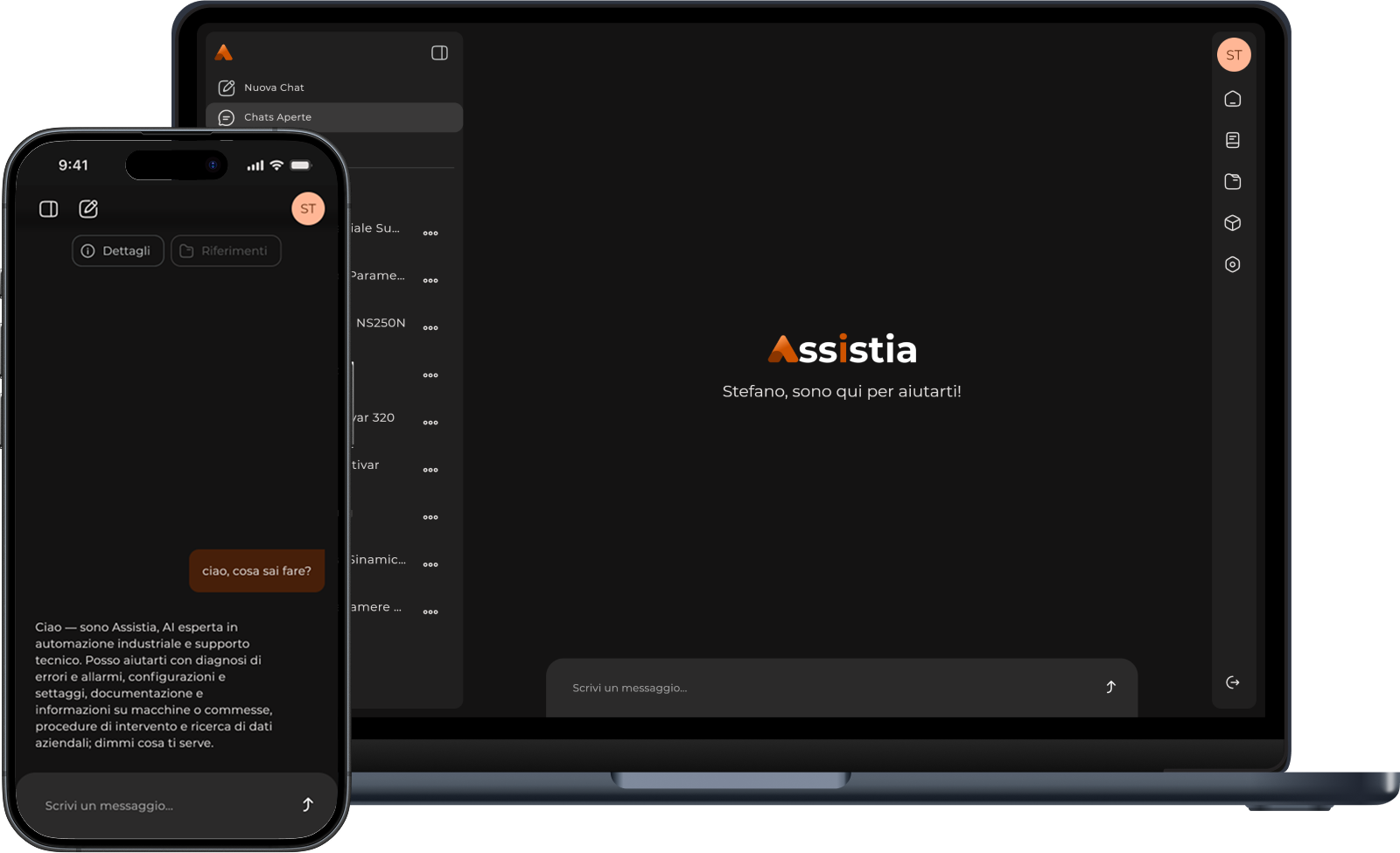 Assistia Desktop e Mobile